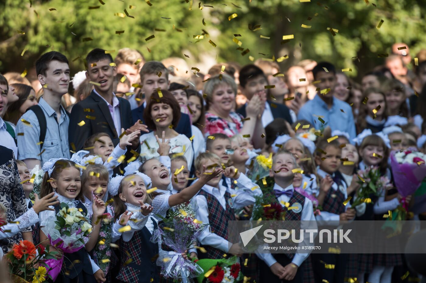 New school year starts in Russia