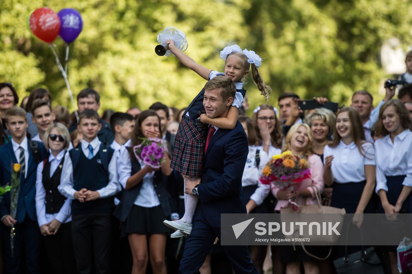 New school year starts in Russia