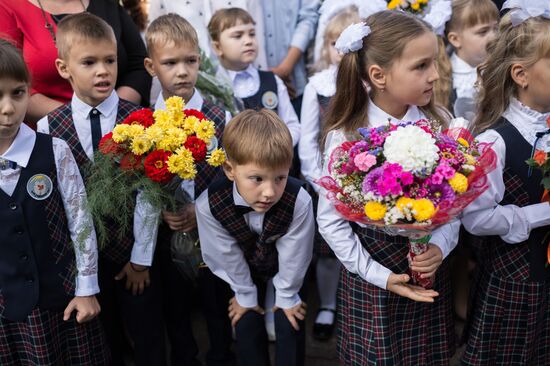 New school year starts in Russia