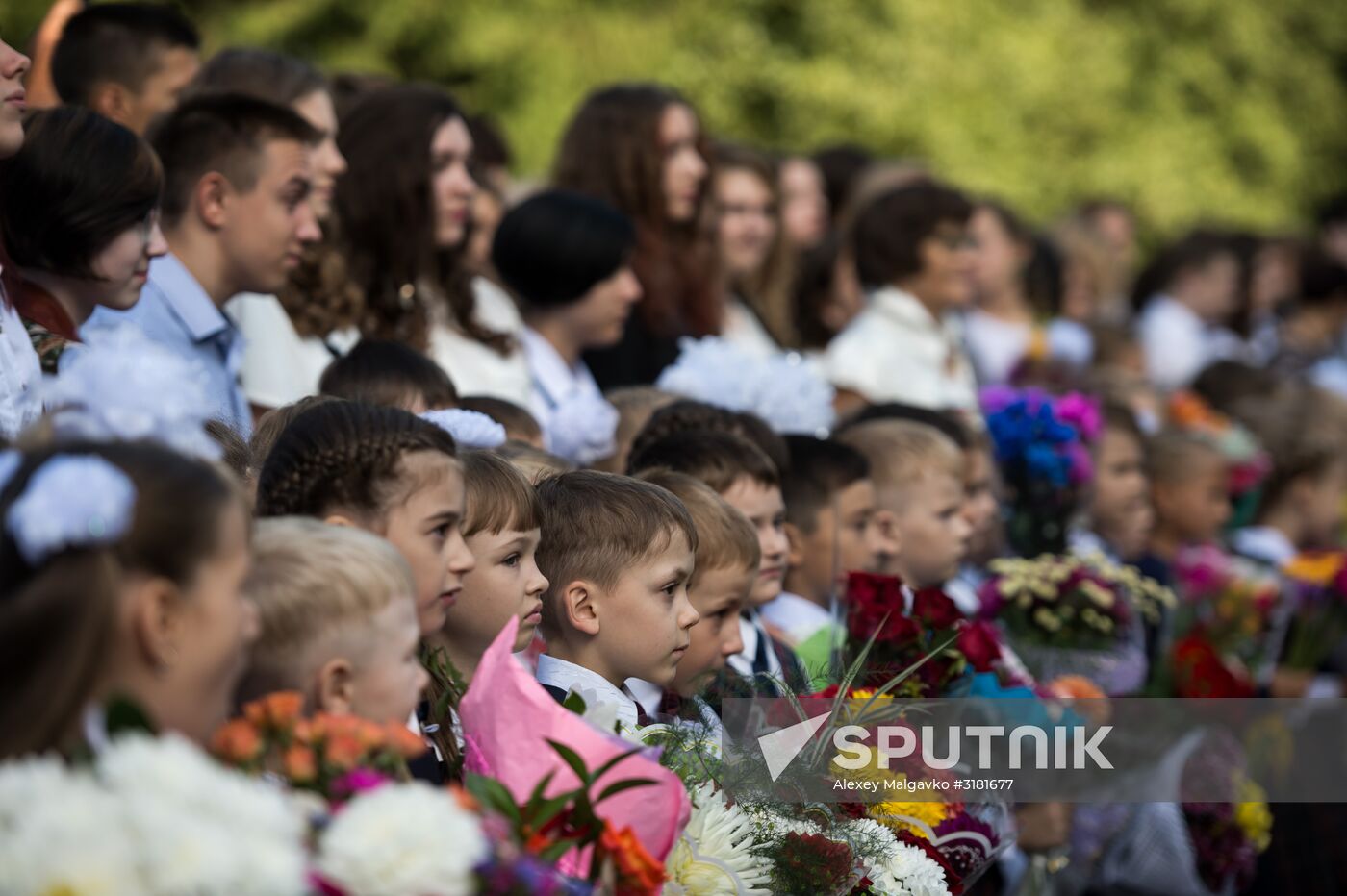 New school year starts in Russia