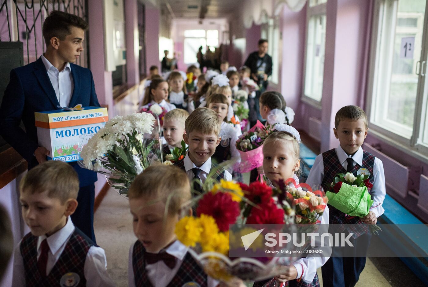 New school year starts in Russia