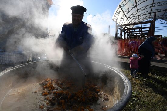 Eid al-Adha celebration in Russian regions
