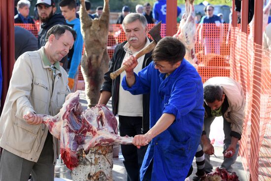 Eid al-Adha celebration in Russian regions