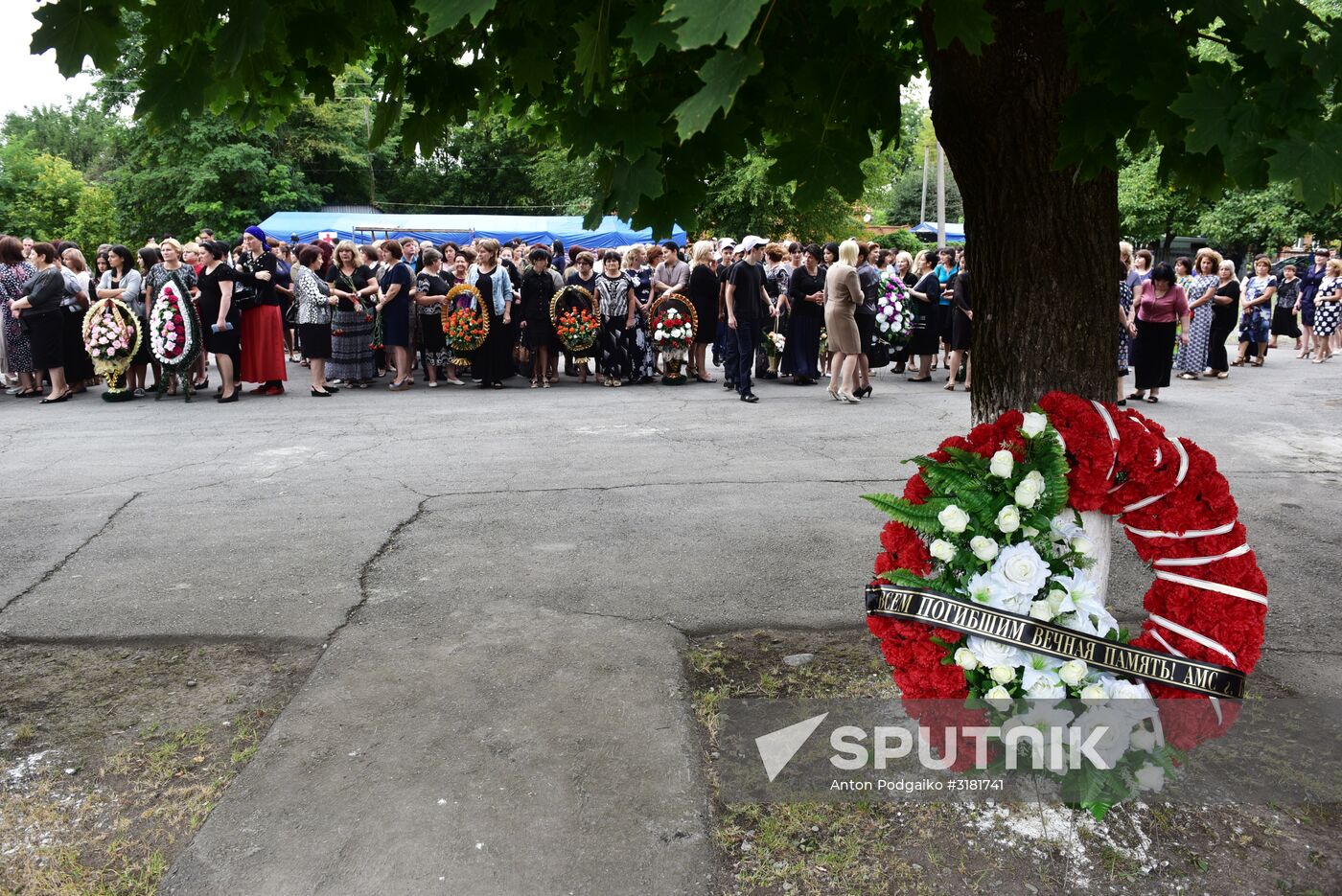 Mourning events in Beslan