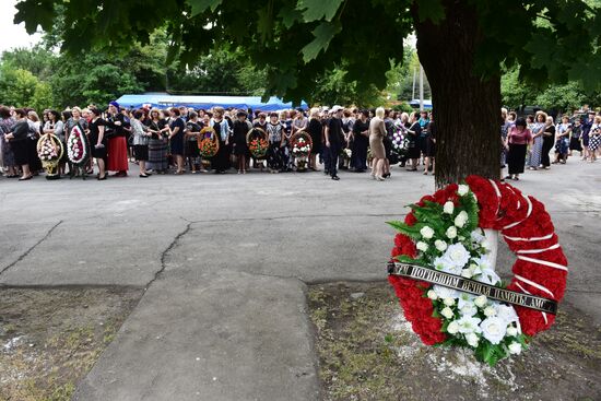 Mourning events in Beslan
