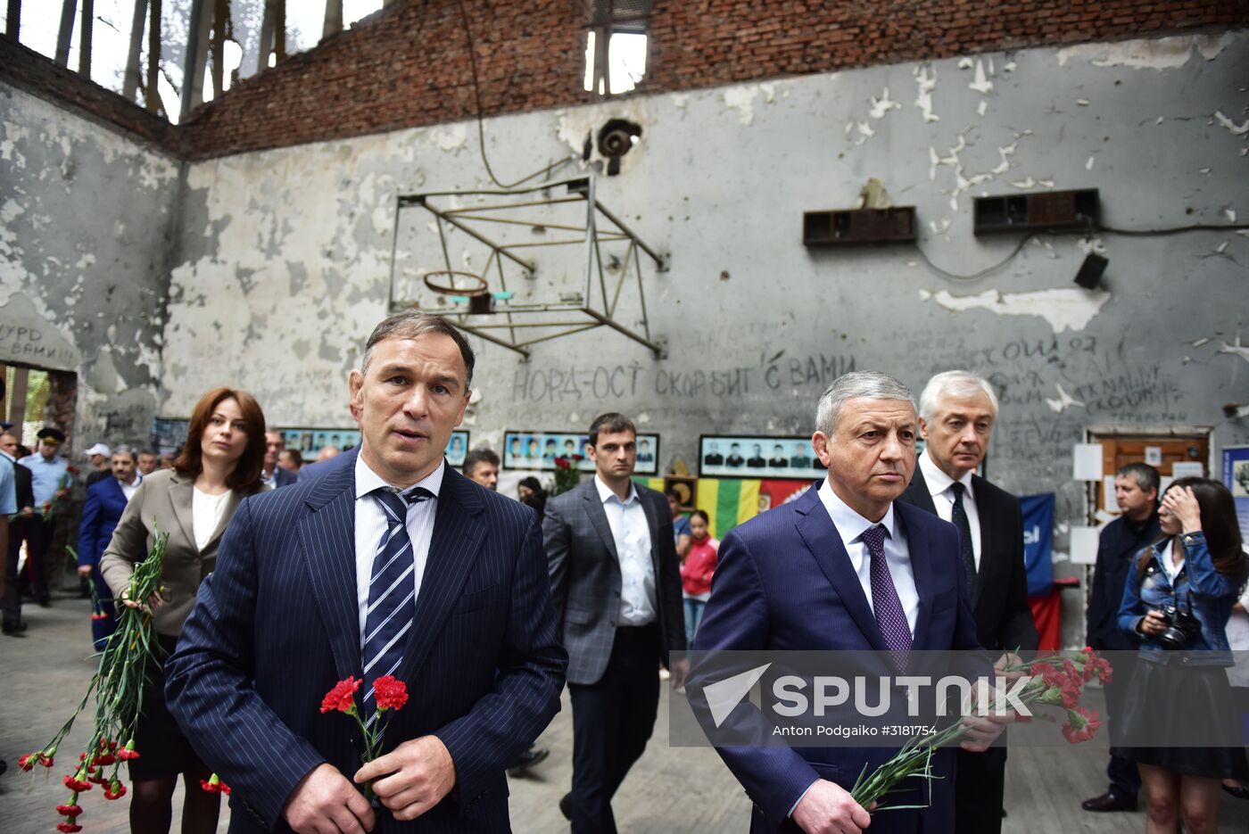 Memorial events in Beslan