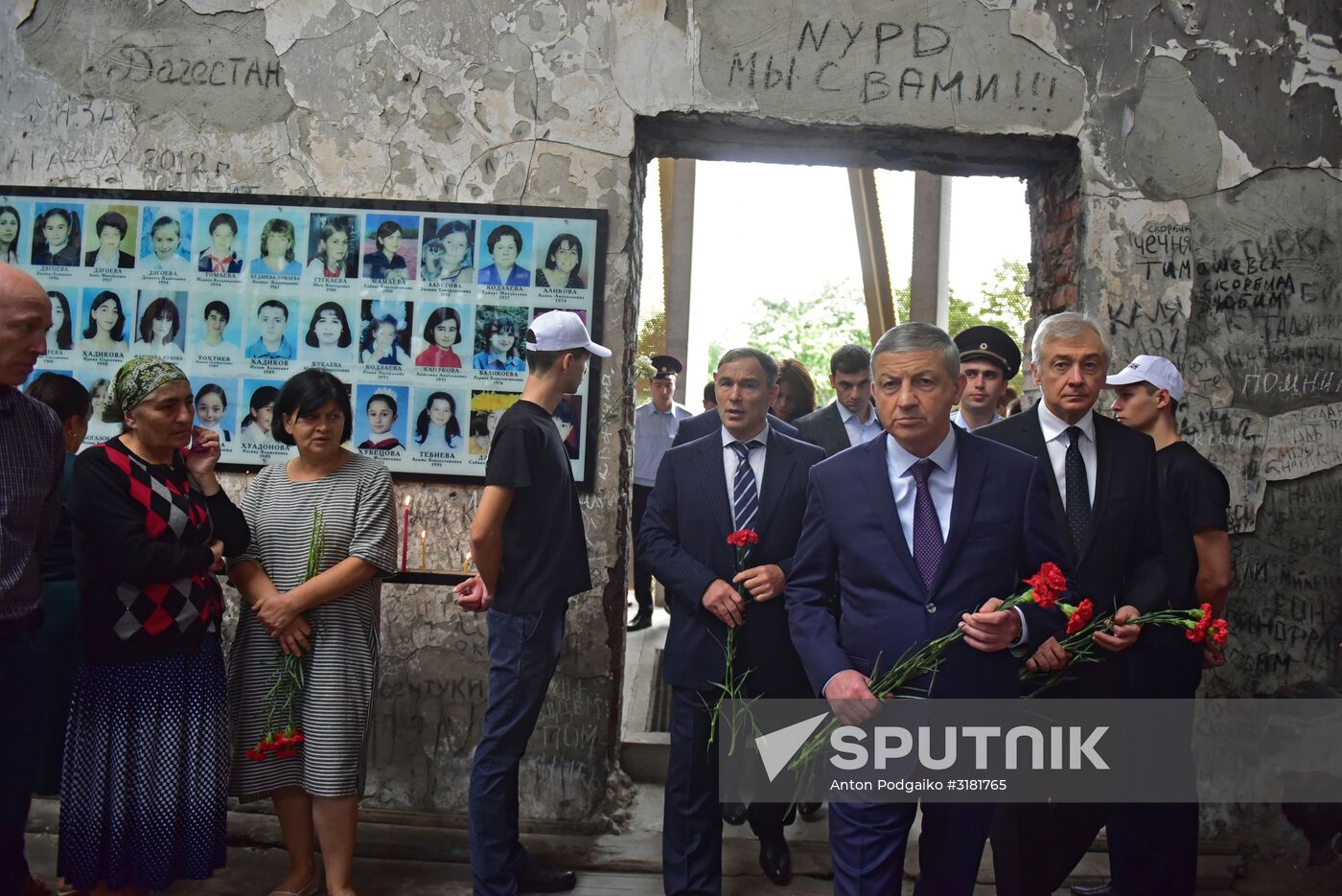 Memorial events in Beslan