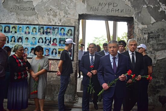 Memorial events in Beslan