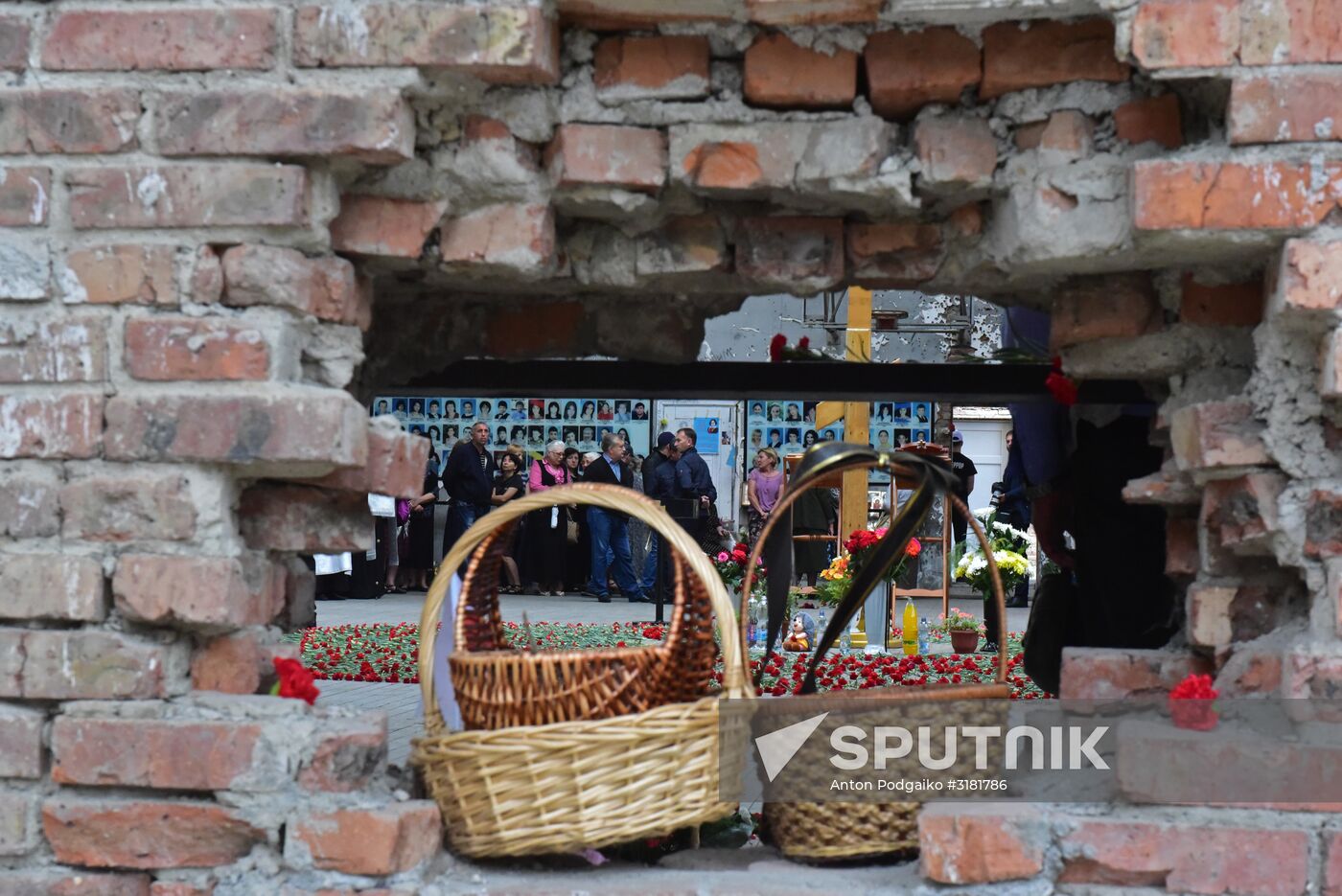 Memorial events in Beslan
