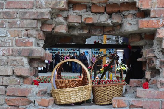 Memorial events in Beslan