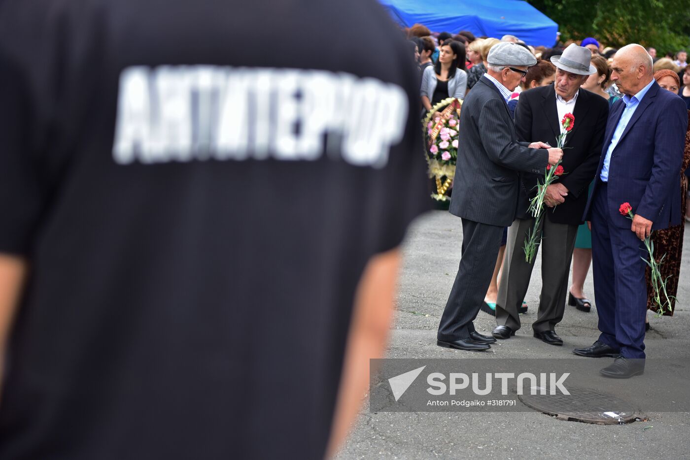 Memorial events in Beslan