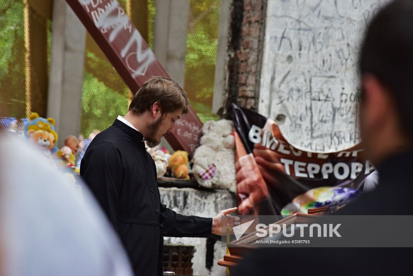 Memorial events in Beslan
