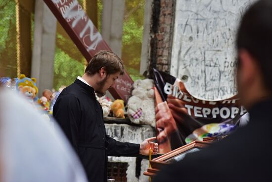 Memorial events in Beslan