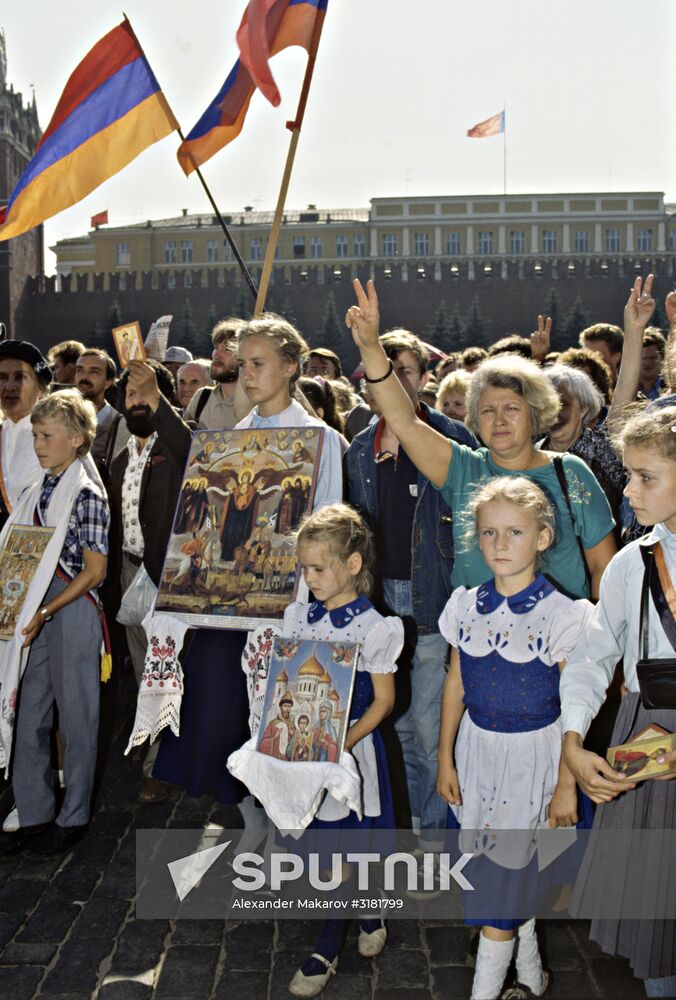 August Coup in Moscow