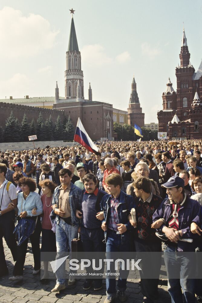 August Coup in Moscow
