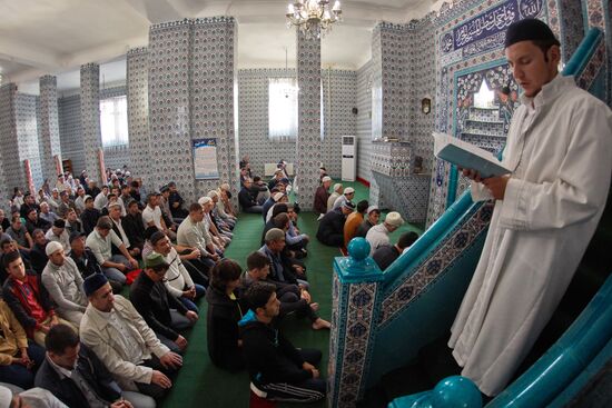Eid al-Adha celebration in Russian regions