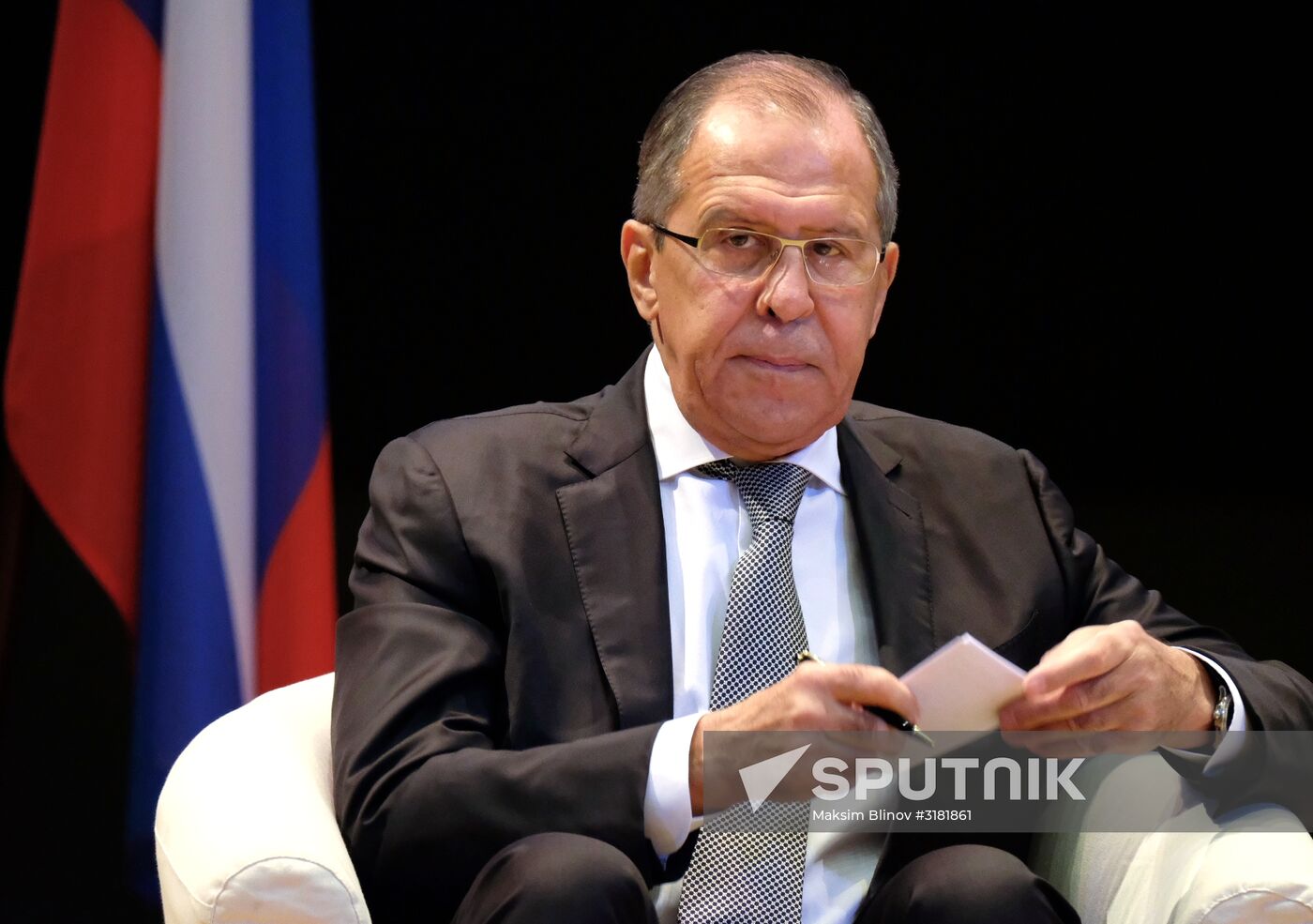 Russian Foreign Minister Sergei Lavrov meets with MGIMO students and academic staff