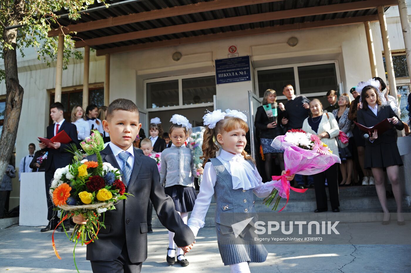 New school year starts in Russia