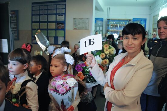 New school year starts in Russia