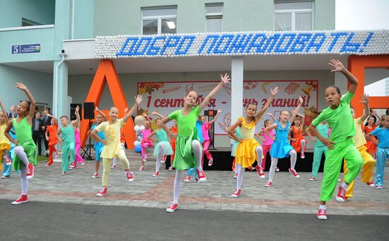 New school year starts in Russia