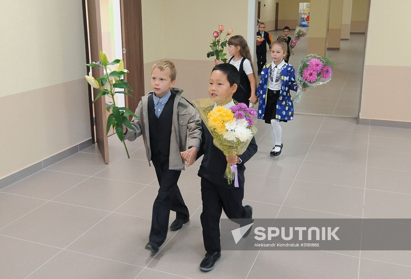 New school year starts in Russia