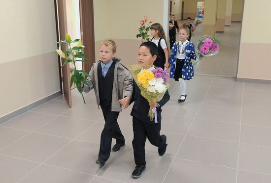 New school year starts in Russia