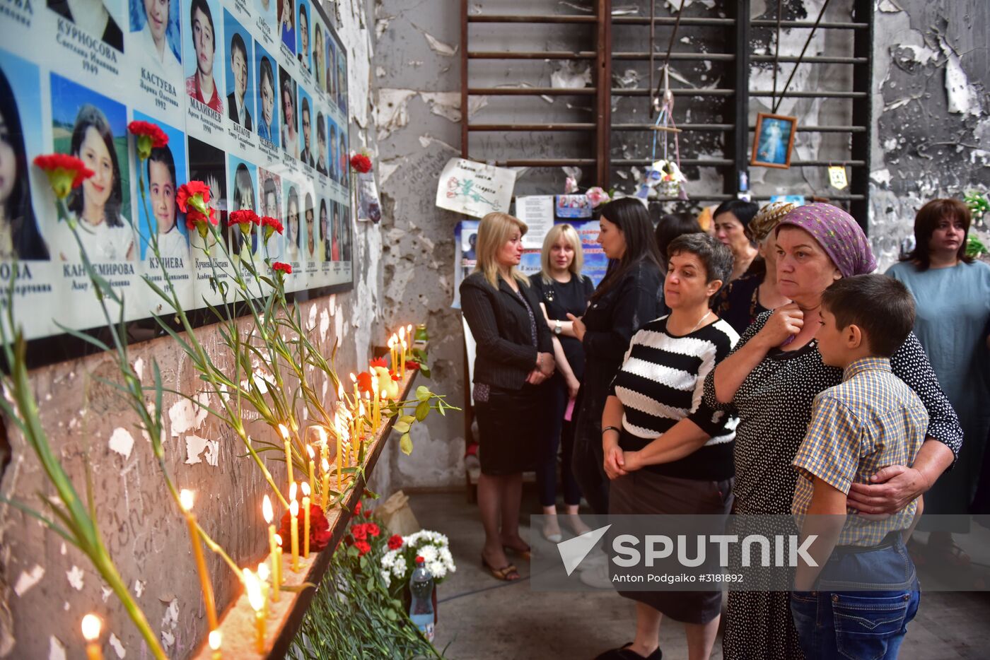 Memorial events in Beslan