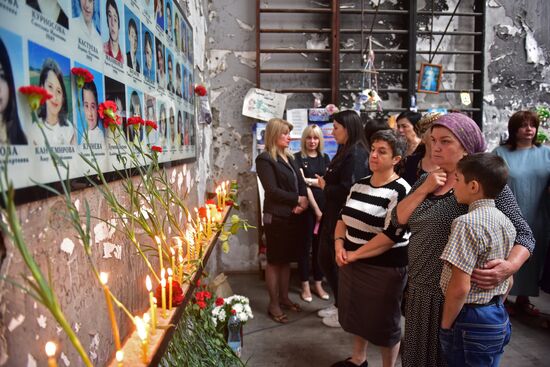 Memorial events in Beslan