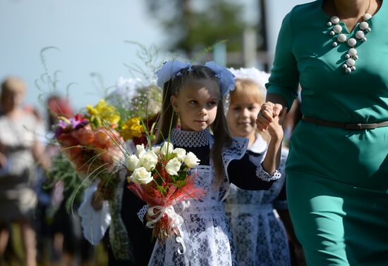 New school year starts in Russia