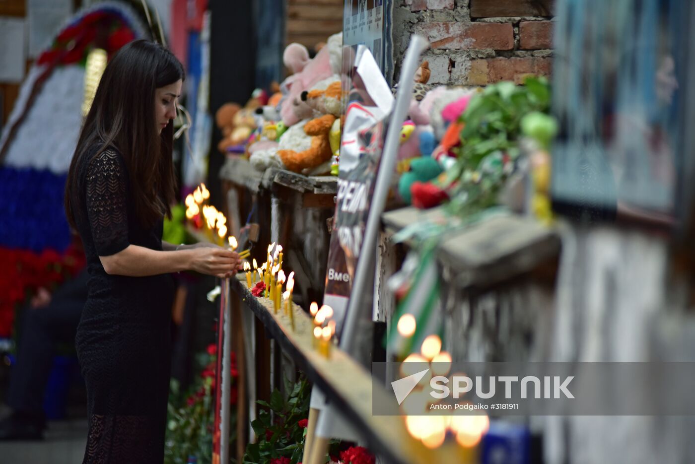 Memorial events in Beslan