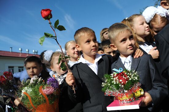 New school year starts in Russia