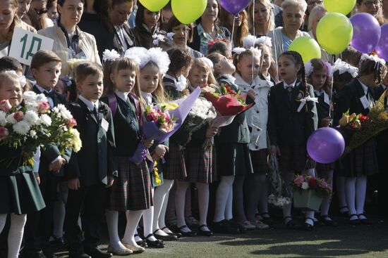 New school year starts in Russia