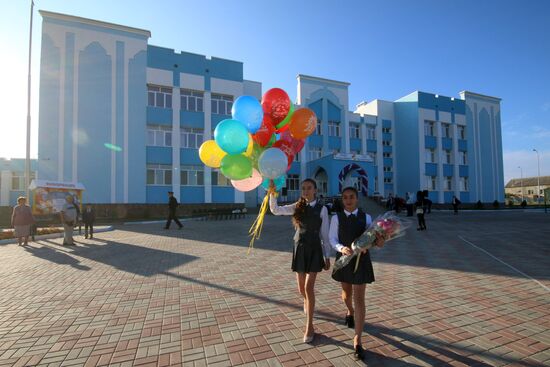 New school year starts in Russia
