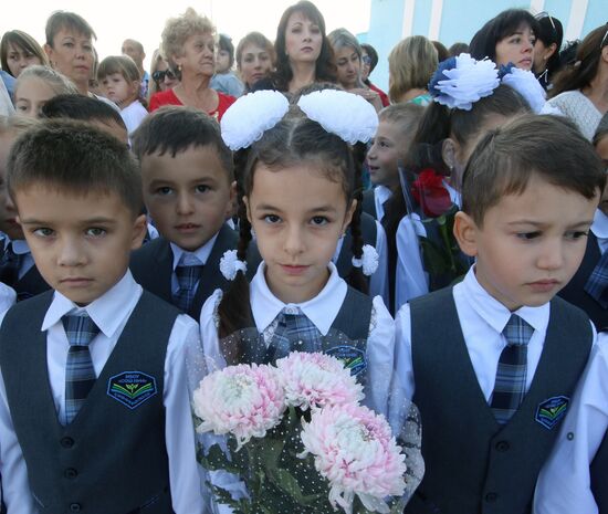 New school year starts in Russia