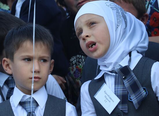 New school year starts in Russia