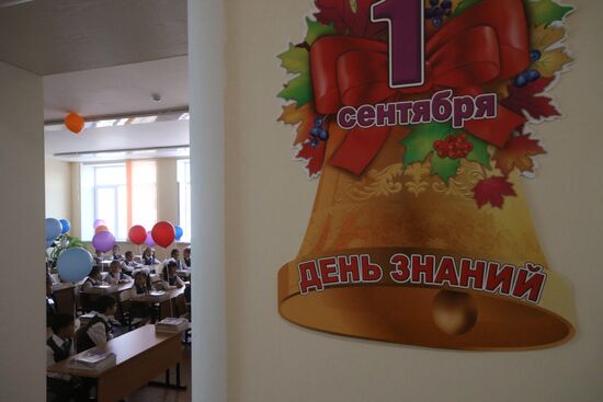 New school year starts in Russia