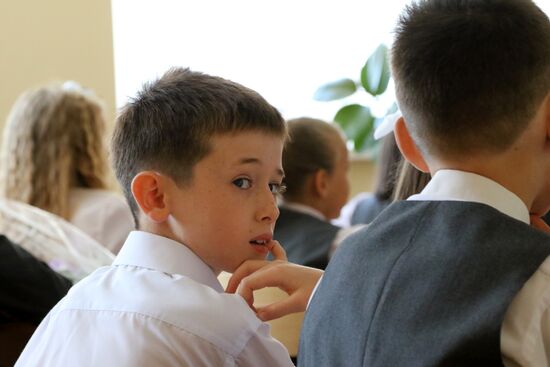 New school year starts in Russia