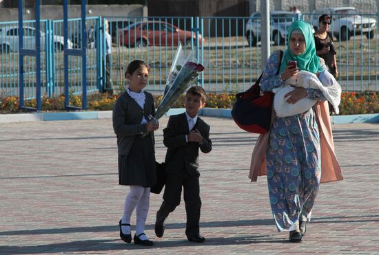 New school year starts in Russia