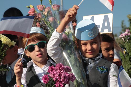 New school year starts in Russia