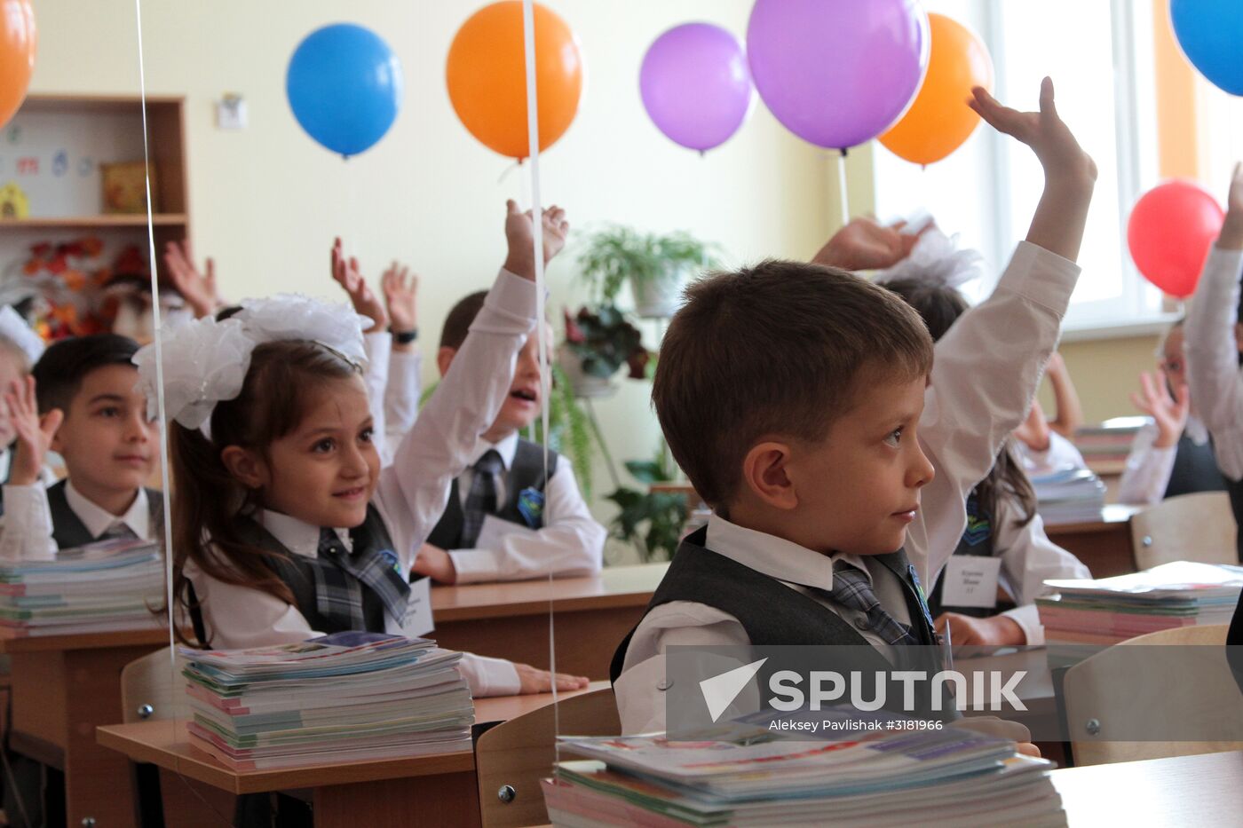 New school year starts in Russia