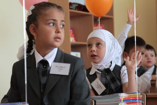 New school year starts in Russia
