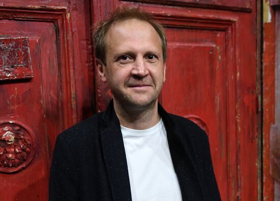 Meeting of Satirikon Theater company