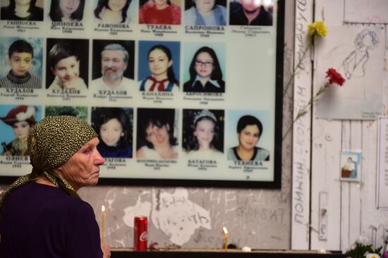 Memorial events in Beslan