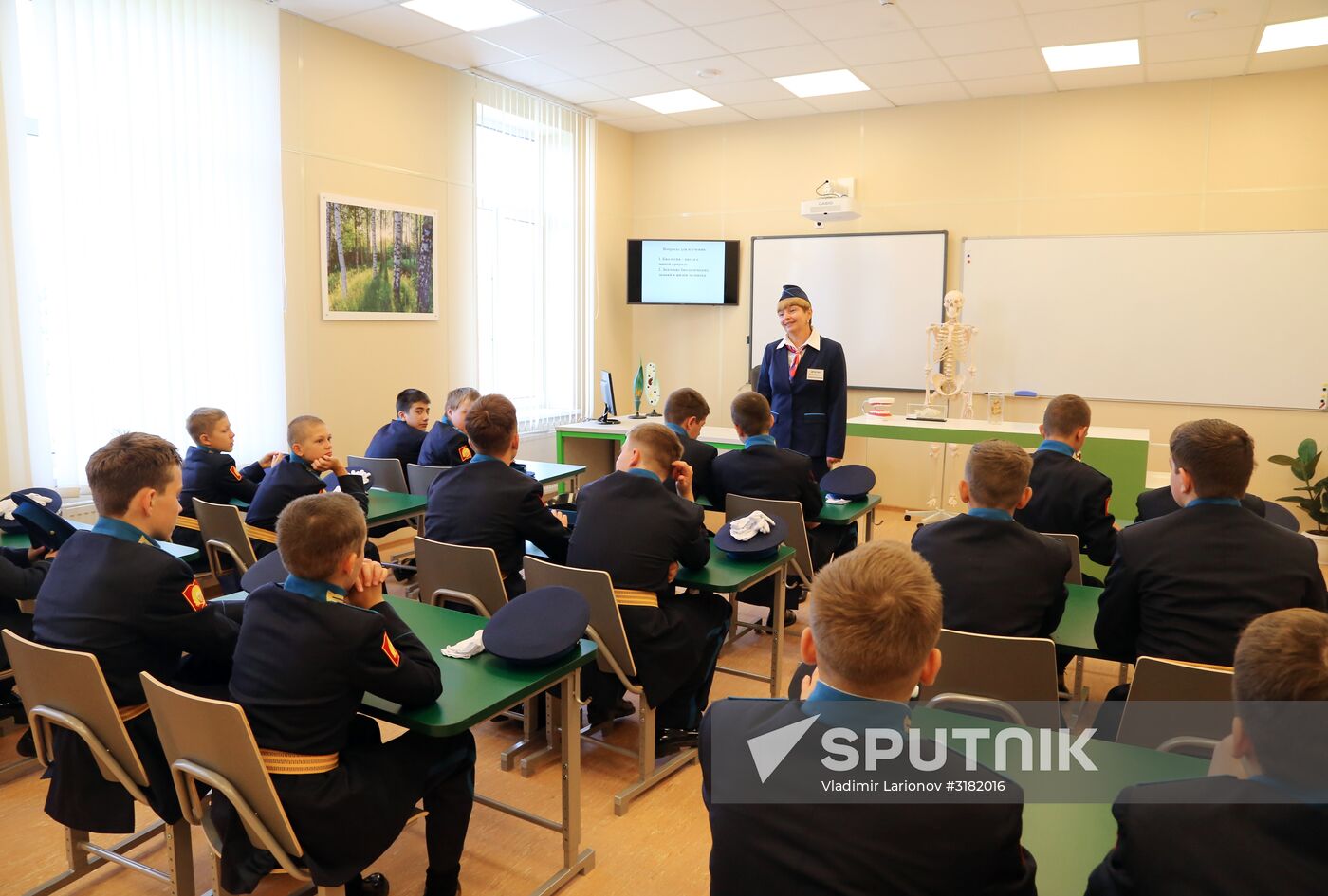 New school year starts in Russia