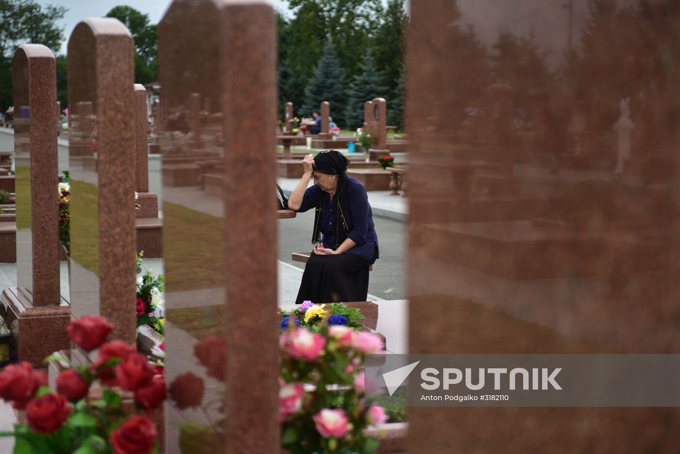 Memorial events in Beslan