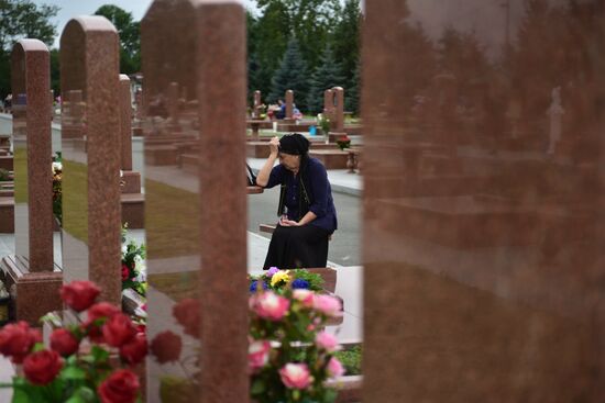 Memorial events in Beslan