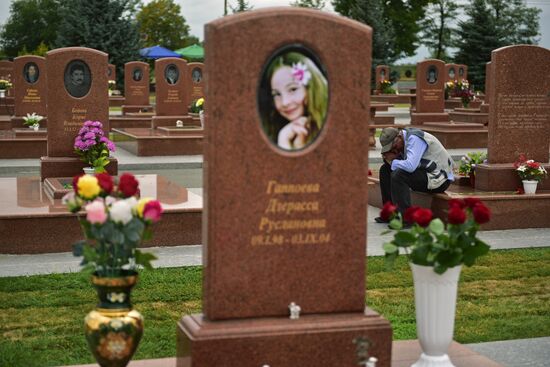 Memorial events in Beslan