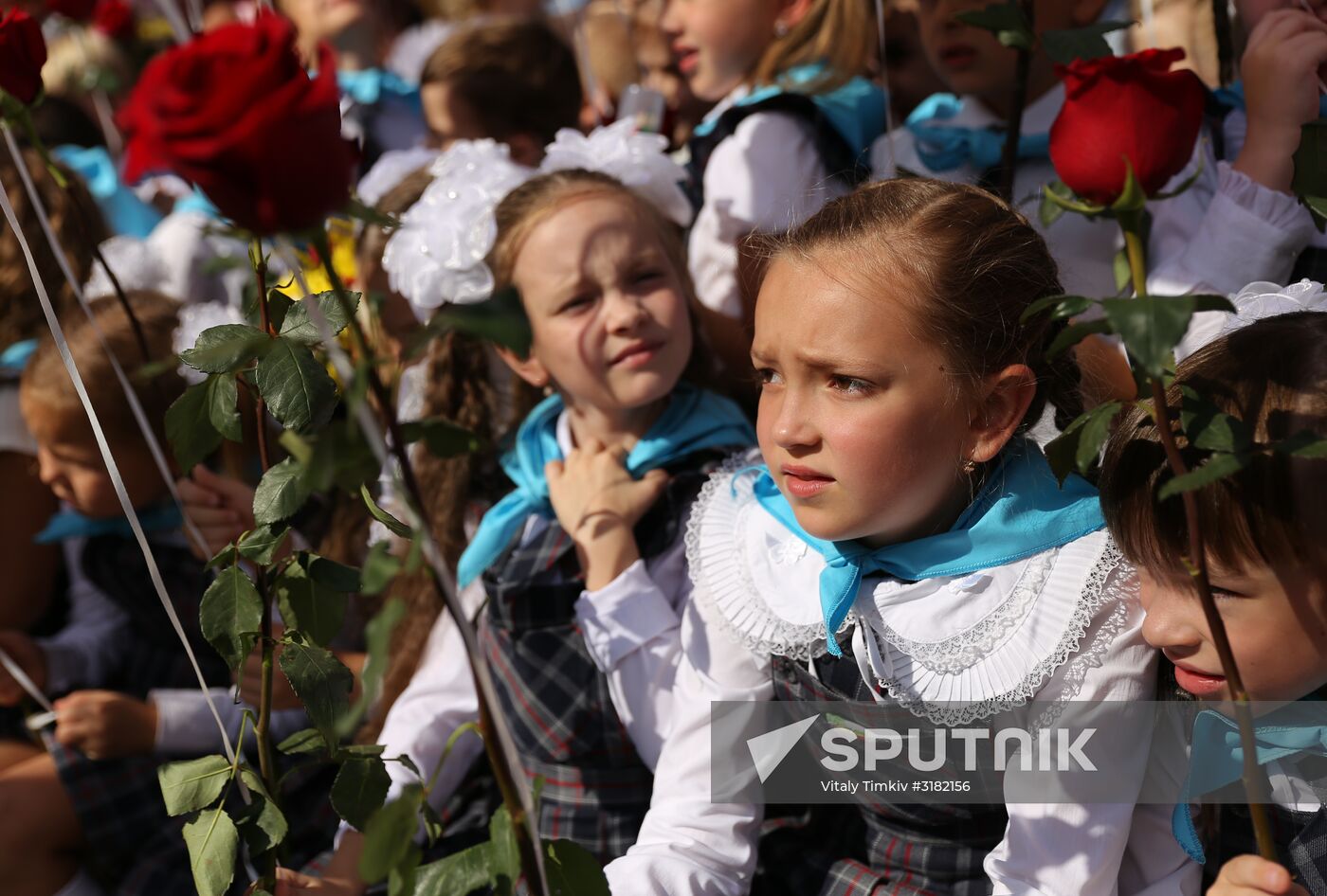 New school year starts in Russia