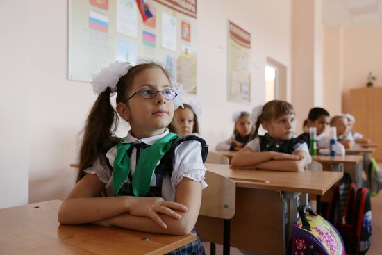 New school year starts in Russia