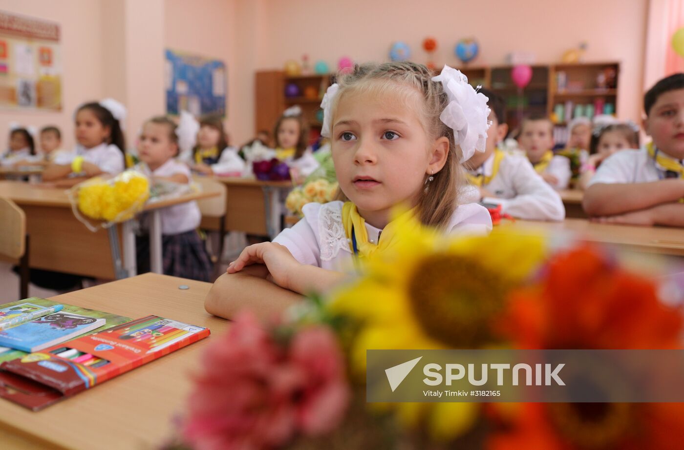 New school year starts in Russia